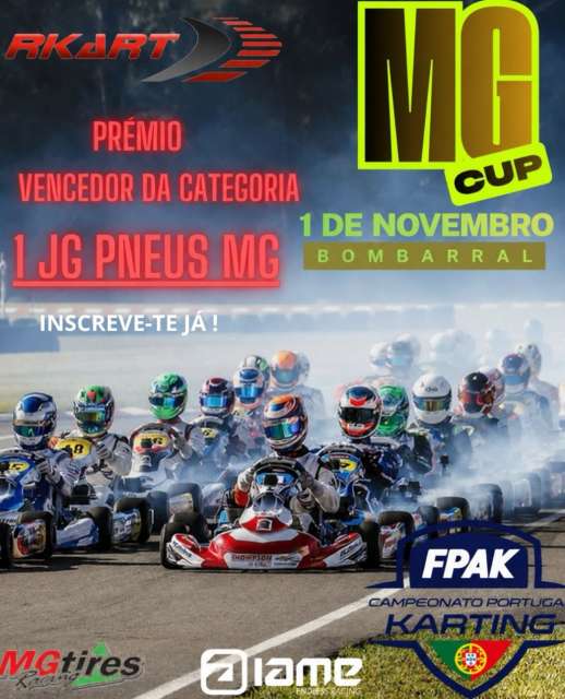 Dia 1 de novembro todos os caminhos vão dar ao Bombarral para uma prova treino que antecede a Taça de Portugal!

As inscrições já estão abertas 👇🏻

https://forms.gle/QPKzTBnGLpxfj2Sn7

Esperamos por ti!!

#cpkarting #ondenascemoscampeões #bombarral
