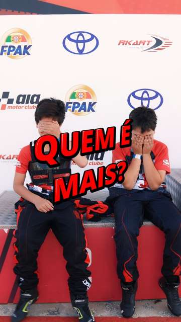 Quem é mais... com Eduardo Oliveira e Duarte Fernandes!

Os nossos mini pilotos da X30 Mini estão cada vez mais competitivos e amigos!

#CPKarting #Pilotos #DesportoMotorizado #OndeNascemCampeoes #Categorias #CampeonatoPortugalKarting #BastidoresCPK #Quememais #Portimao