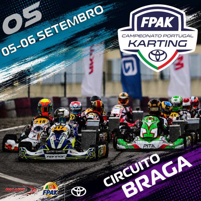 A Final do CPK está a chegar!
Acontece em Braga nos dias 5 e 6 de setembro e já te podes inscrever:

mom-system.com/race/riakart1786020364/ https://share.google/f0Gq9fPQSRSAOZUga

Esperamos por ti neste momento único 🏁🏎🔜

 #CPKarting #CampeonatoPortugalKarting #FinalCPK #OndeNascemCampeoes #Pilotos #DesportoMotorizado #Braga #Categorias