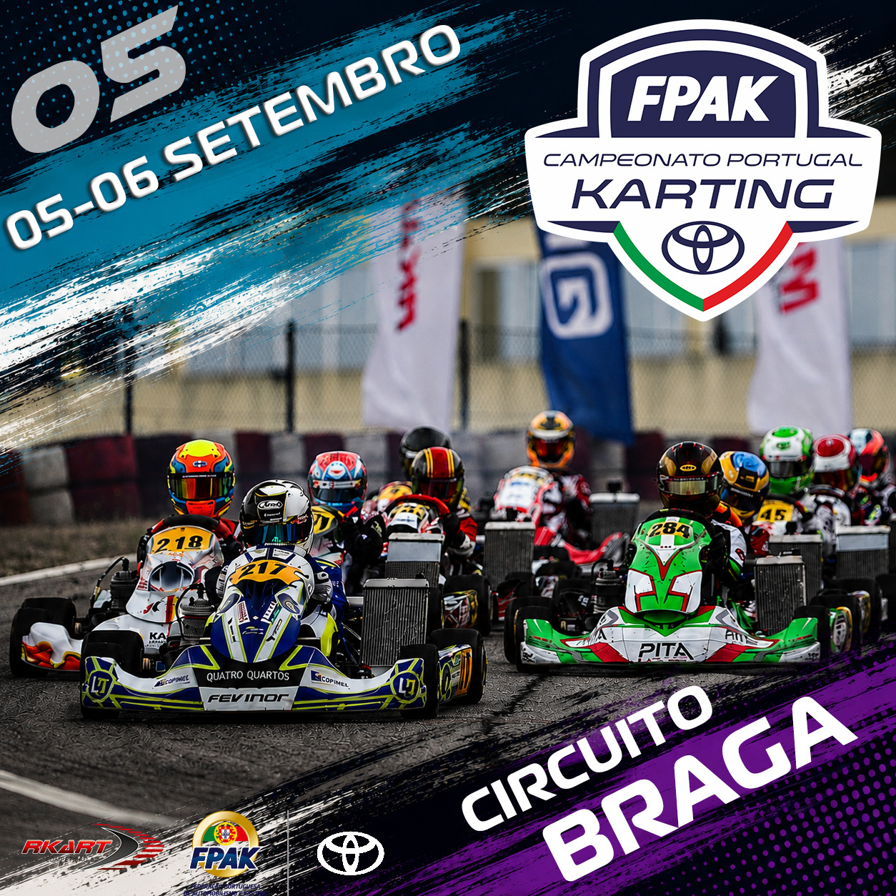 A Final do CPK está a chegar!
Acontece em Braga nos dias 5 e 6 de setembro e já te podes inscrever:

mom-system.com/race/riakart1786020364/ https://share.google/f0Gq9fPQSRSAOZUga

Esperamos por ti neste momento único 🏁🏎🔜

 #CPKarting #CampeonatoPortugalKarting #FinalCPK #OndeNascemCampeoes #Pilotos #DesportoMotorizado #Braga #Categorias